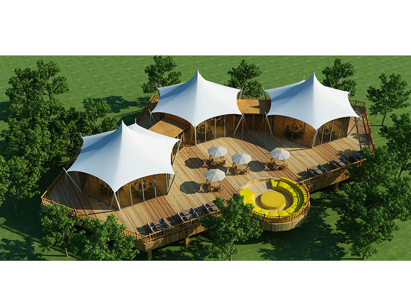 復式聯(lián)排帳篷酒店